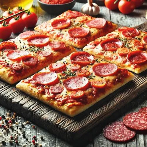 Abbildung Pizzaschnitte Salami